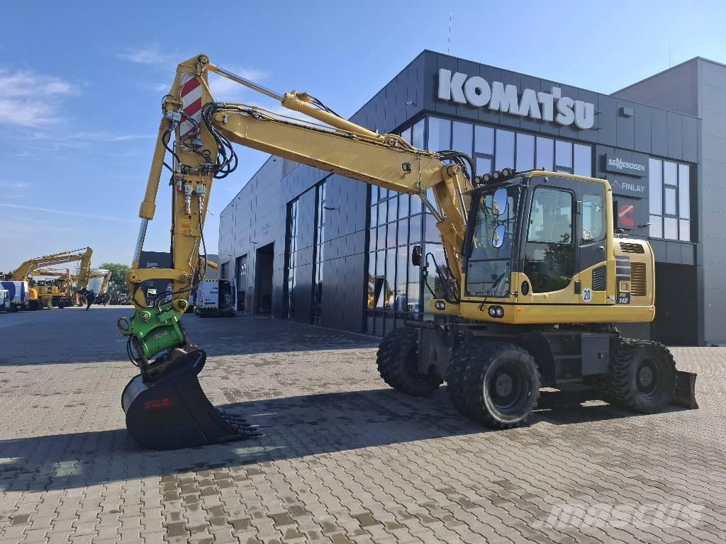 Komatsu PW 148-10 Bagri na kolesih
