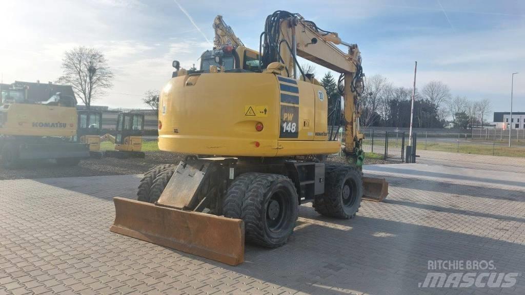 Komatsu PW 148-10 Bagri na kolesih