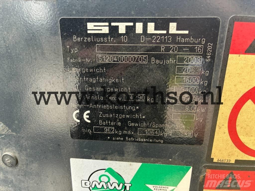 Still R 20-16 Električni viličarji