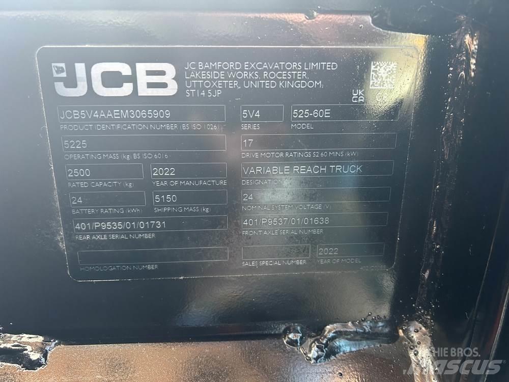 JCB 525-60 E-TECH Teleskopski viličarji