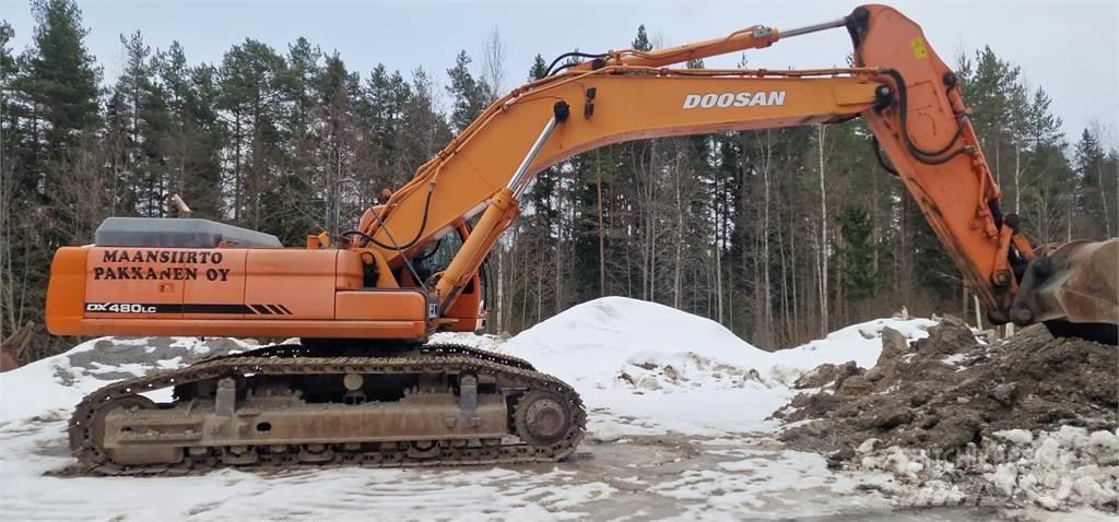 Doosan DX 480 LC Bagri goseničarji