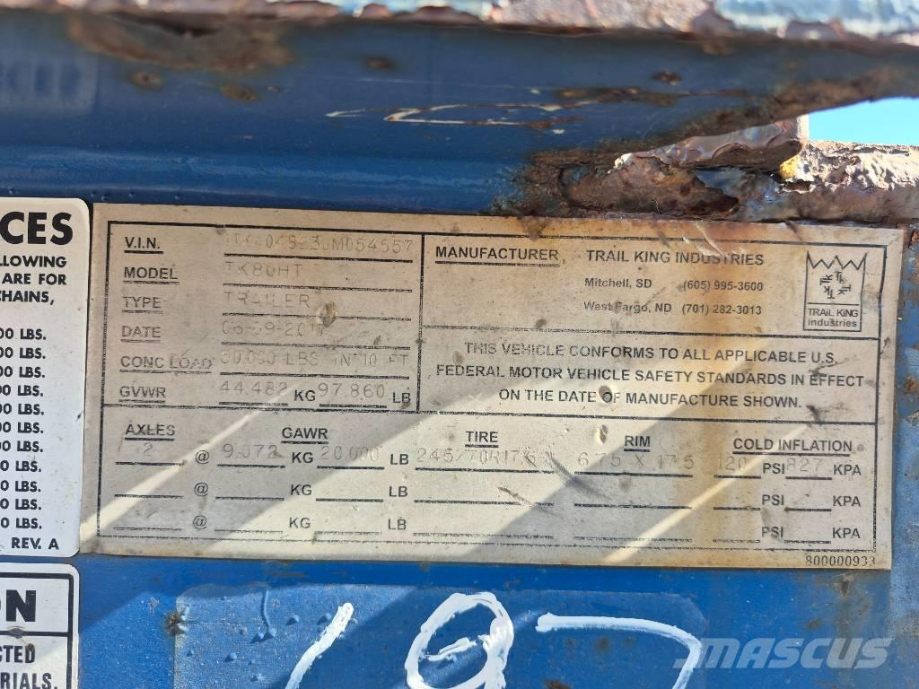 Trail King TK80HT Druge prikolice