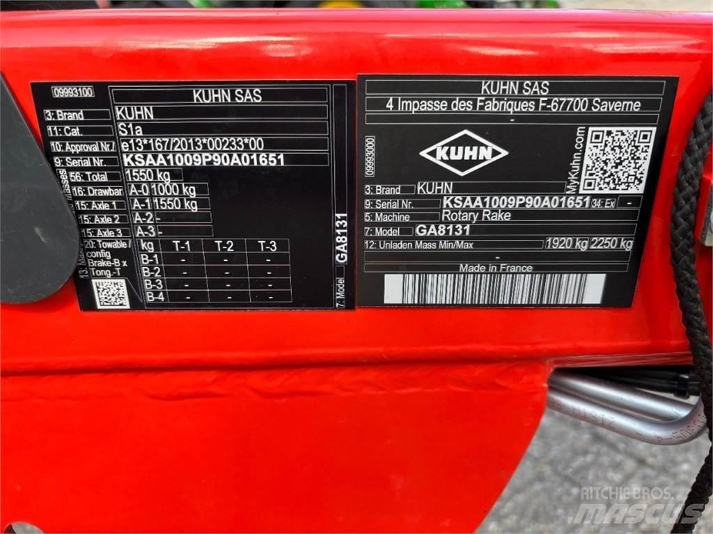 Kuhn GA 8131 Zgrabljalniki