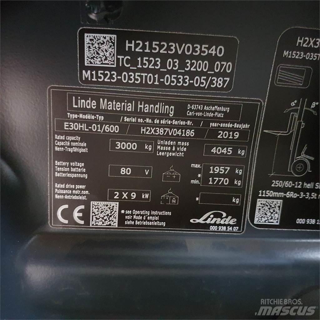 Linde #N/A Električni viličarji
