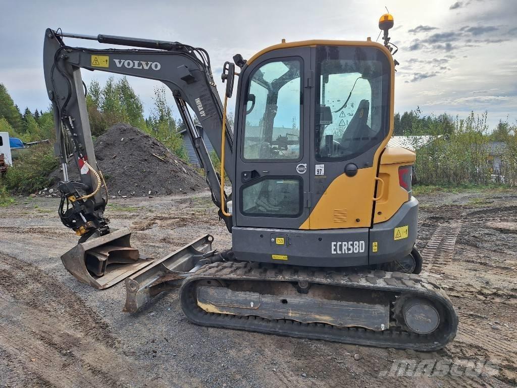 Volvo ECR 58 D Mini bagri <7t