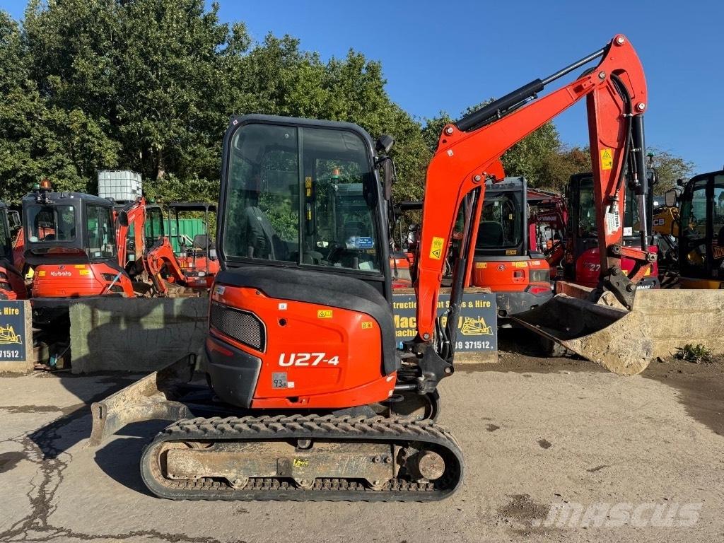 Kubota U 27-4 Mini bagri <7t