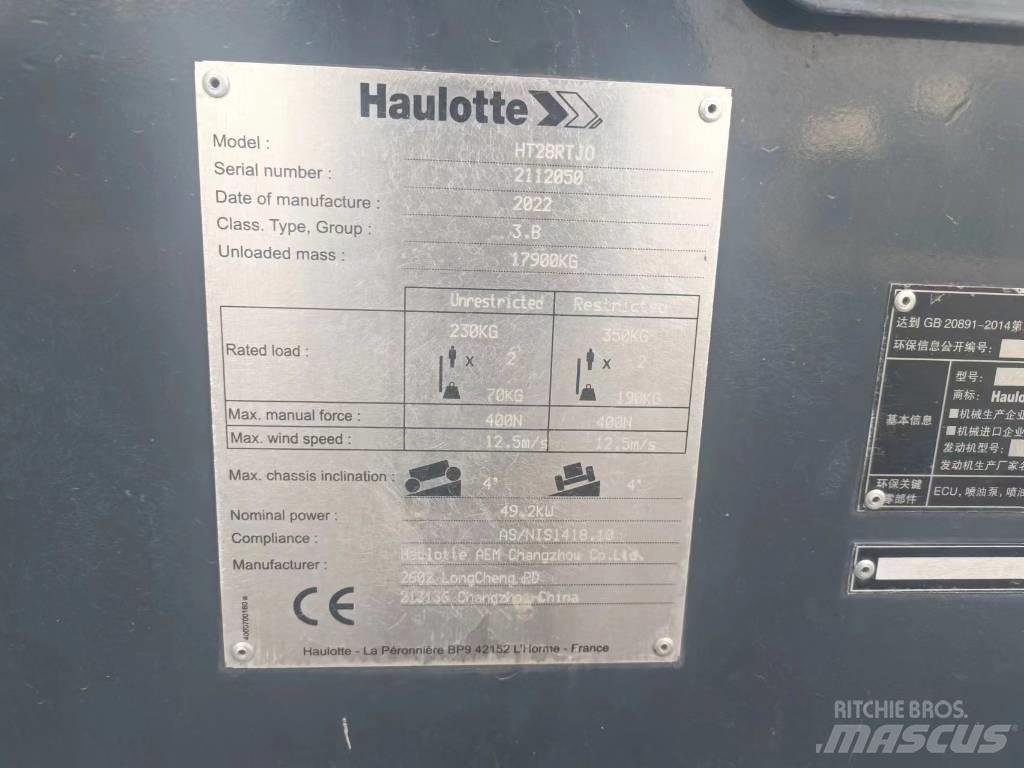 Haulotte HT28RTJO Teleskopske dvižne ploščadi