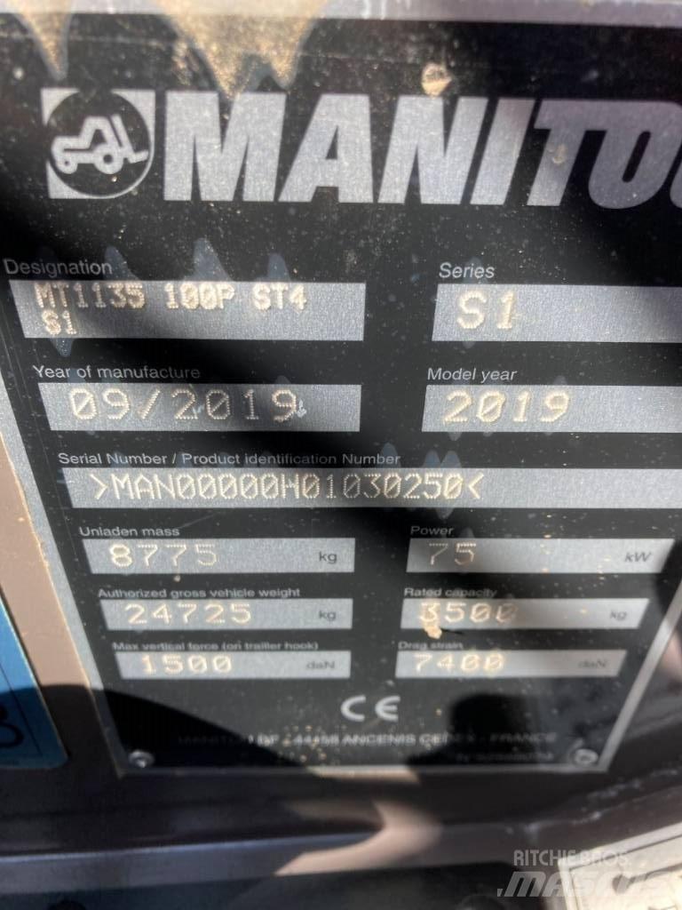 Manitou MT 1135 Teleskopski viličarji