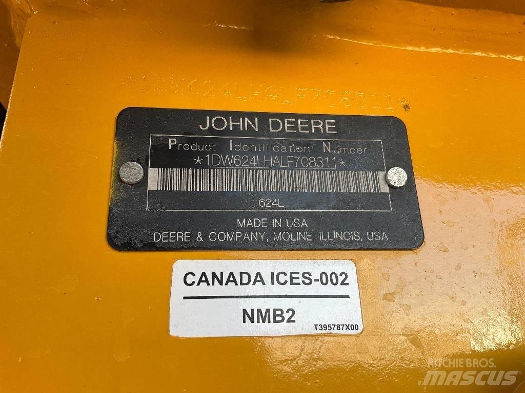 John Deere 624L Kolesni nakladalci
