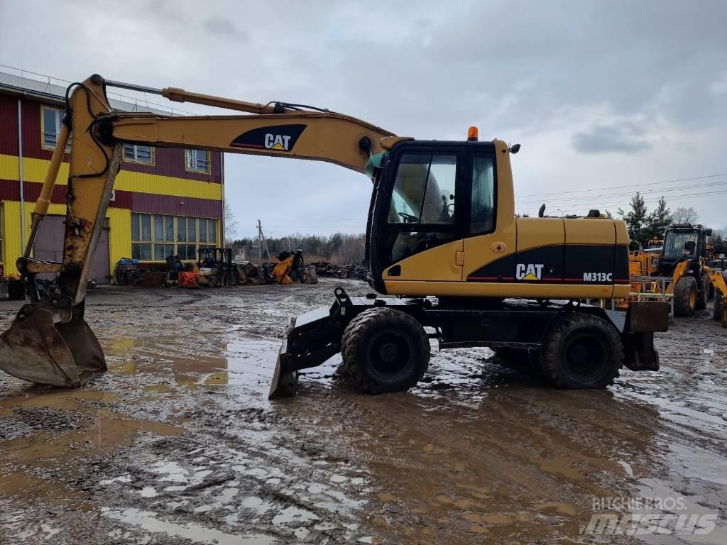 CAT M 313 C Bagri na kolesih