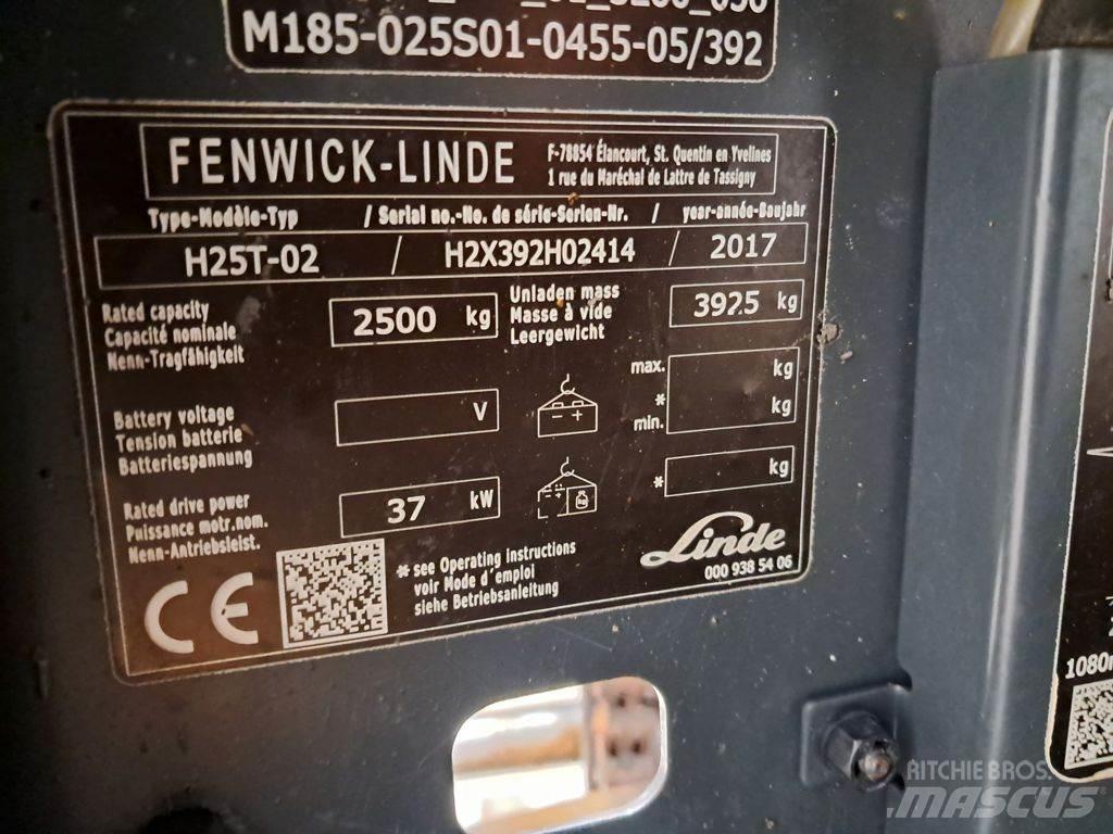 Linde H25T-02 Plinski viličarji
