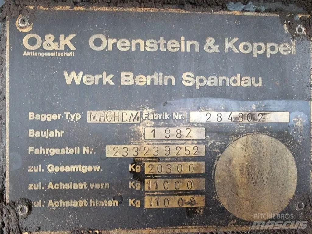 O&K MH6HD Bagri na kolesih
