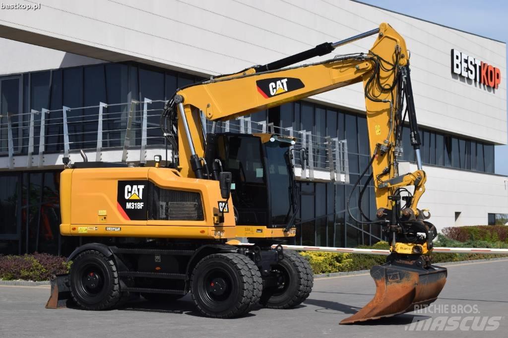 CAT M 318 F Bagri na kolesih