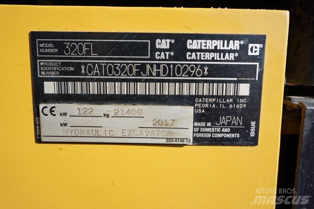 CAT 320 FL Bagri goseničarji
