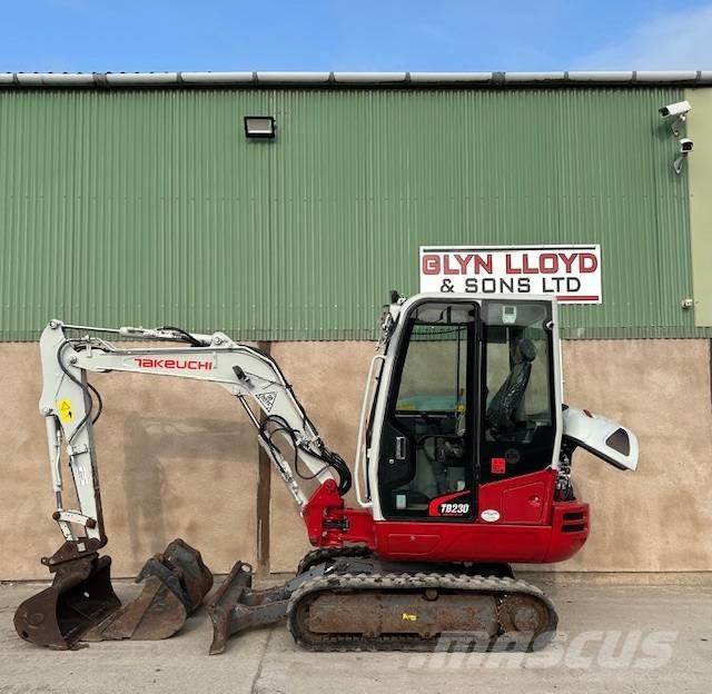 Takeuchi TB 230 Mini bagri <7t