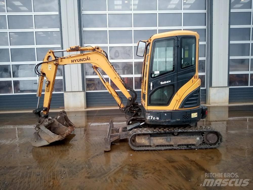 Hyundai Robex 27Z-9 Mini bagri <7t