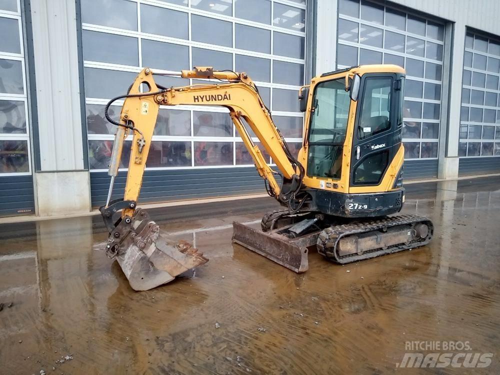 Hyundai Robex 27Z-9 Mini bagri <7t