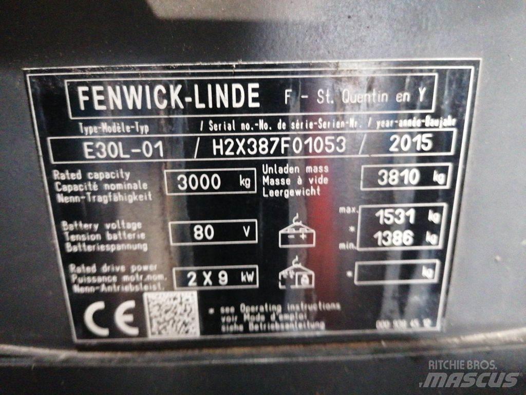 Linde E30L-01 Električni viličarji