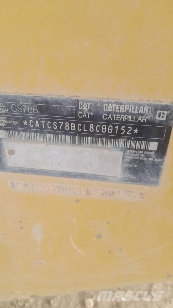 CAT CS 78 B Enojni valjarji