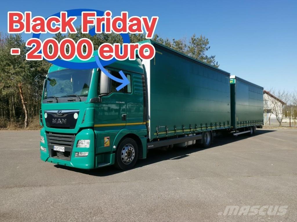 MAN TGX 18.420 Tovornjaki s ponjavo