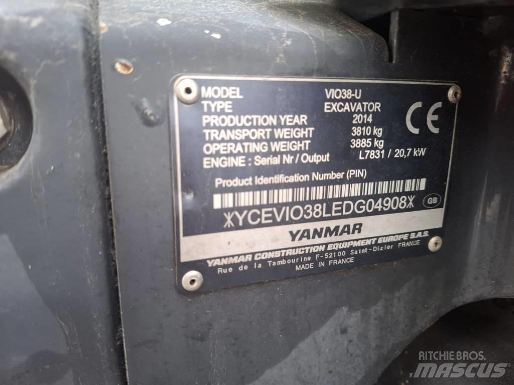 Yanmar Vio 38-U Mini bagri <7t