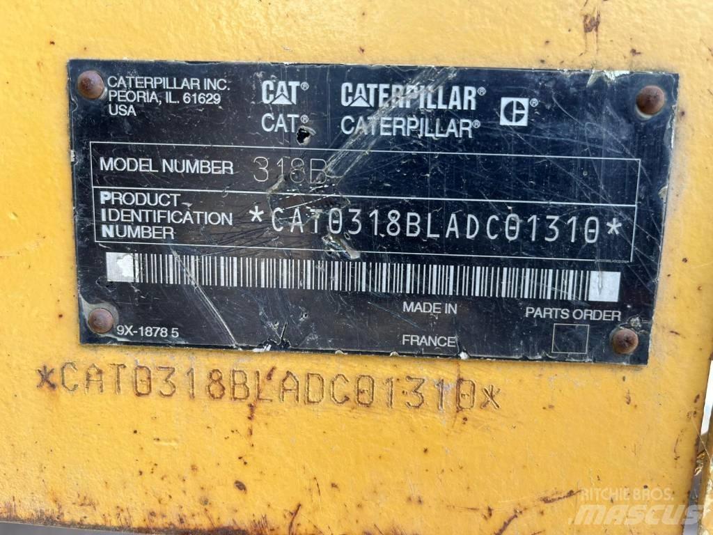 CAT 318 B L Bagri goseničarji