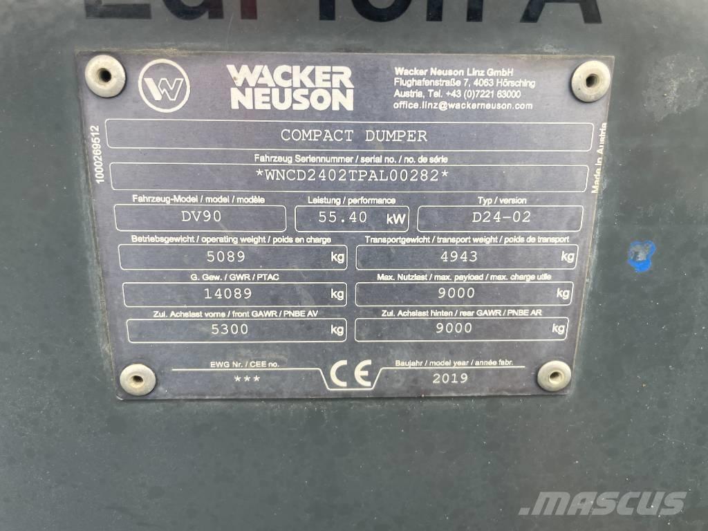 Wacker Neuson DV 90 Ne cestni demperji