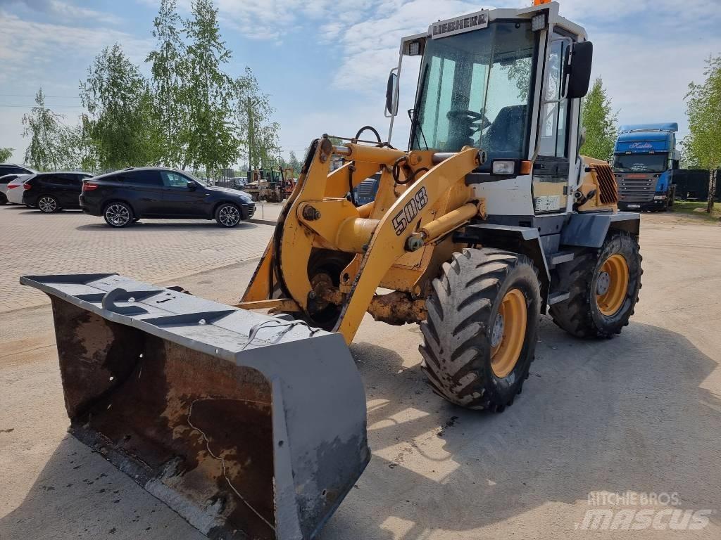 Liebherr L 508 Kolesni nakladalci