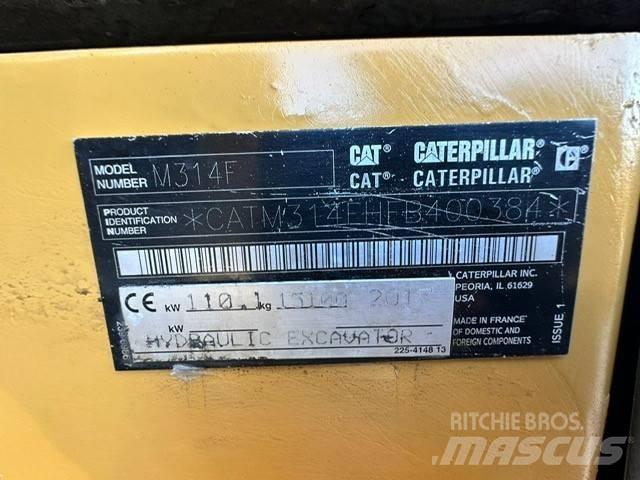 CAT M 314 F Bagri na kolesih