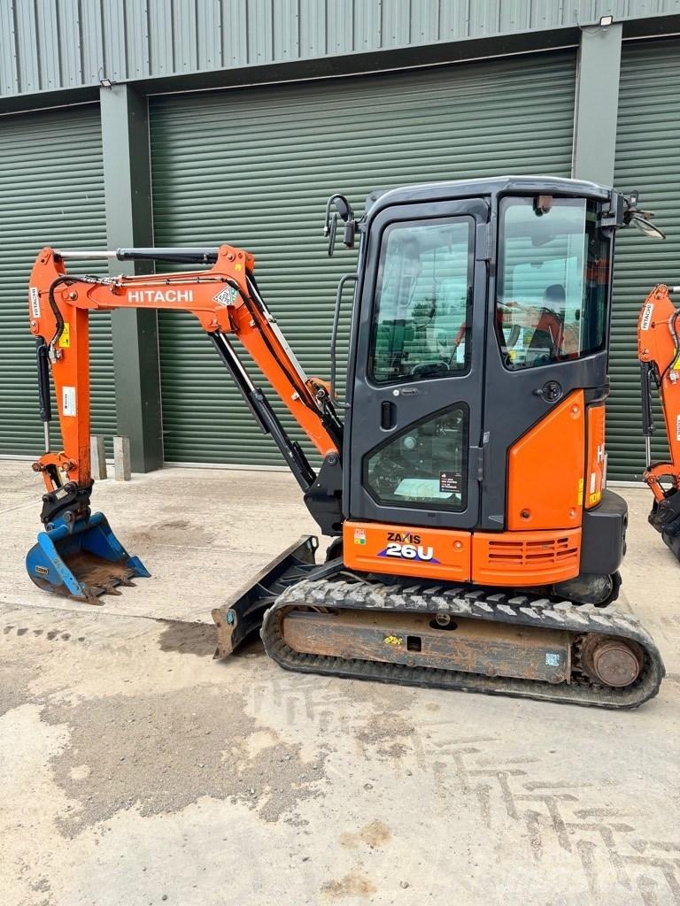 Hitachi ZX 26 U-6 CR Mini bagri <7t
