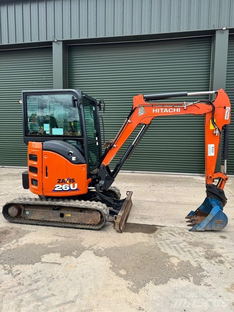 Hitachi ZX 26 U-6 CR Mini bagri <7t