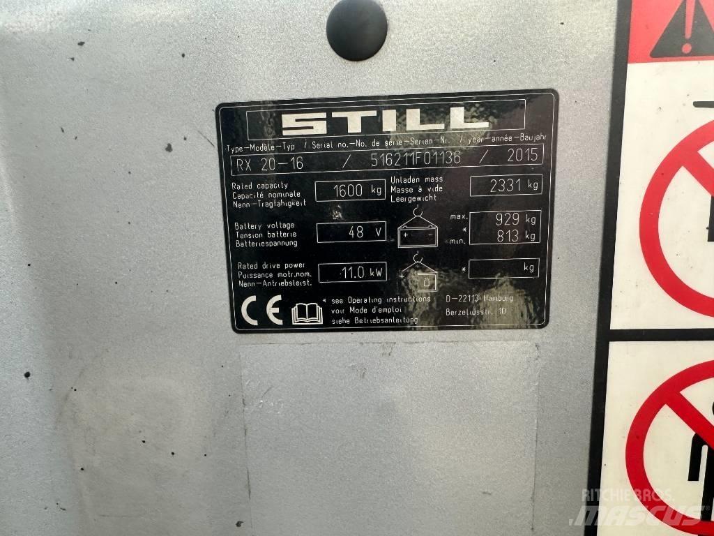 Still RX20-15 Električni viličarji