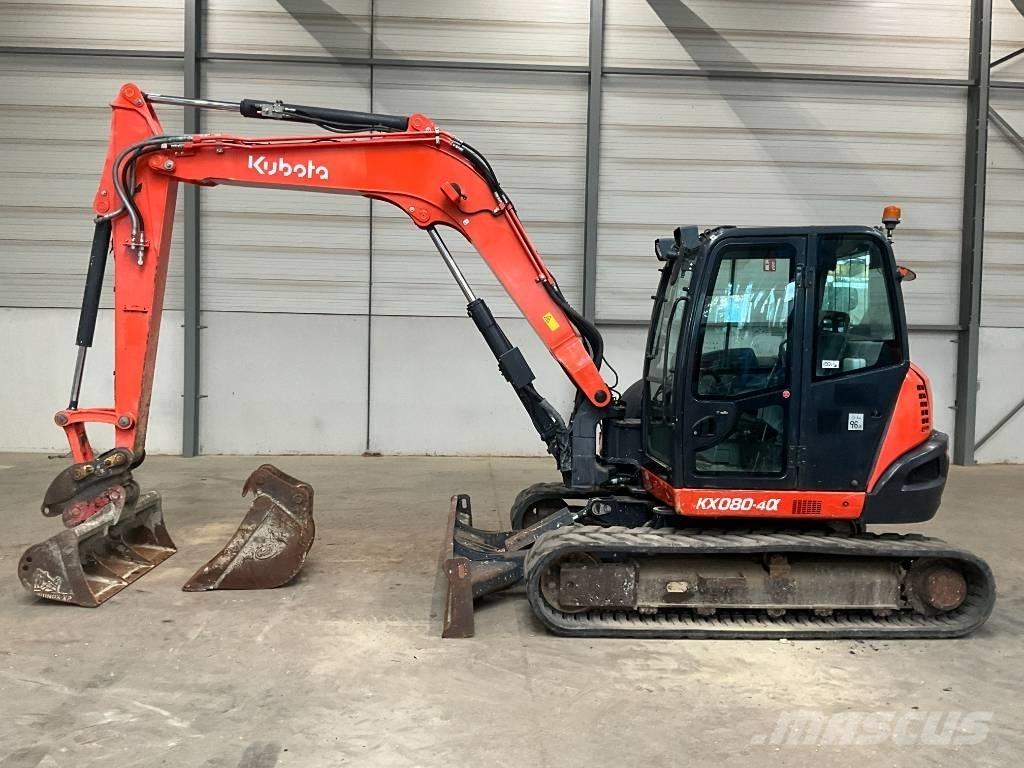 Kubota KX 080-4 A Midi bagri 7t – 12t