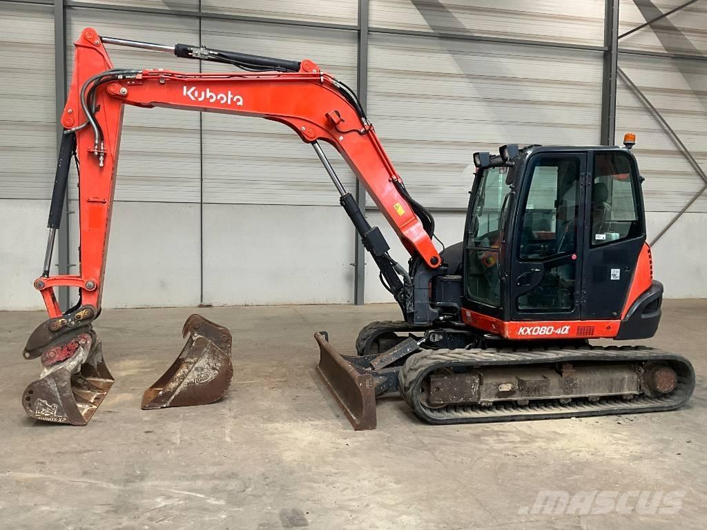 Kubota KX 080-4 A Midi bagri 7t – 12t