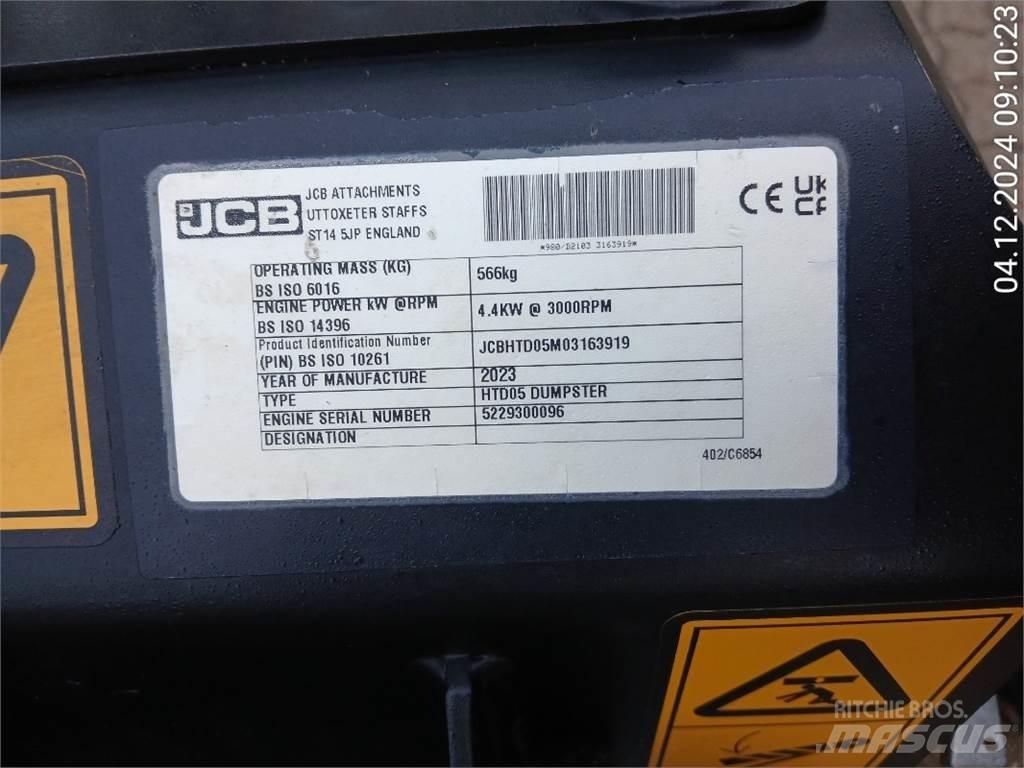 JCB HTD5 mit Tritt Ne cestni demperji