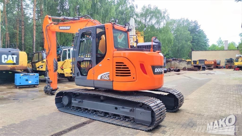 Doosan DX 140 LCR Bagri goseničarji