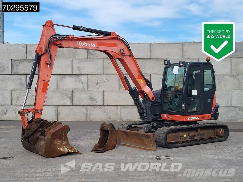 Kubota KX080-4a Mini bagri <7t