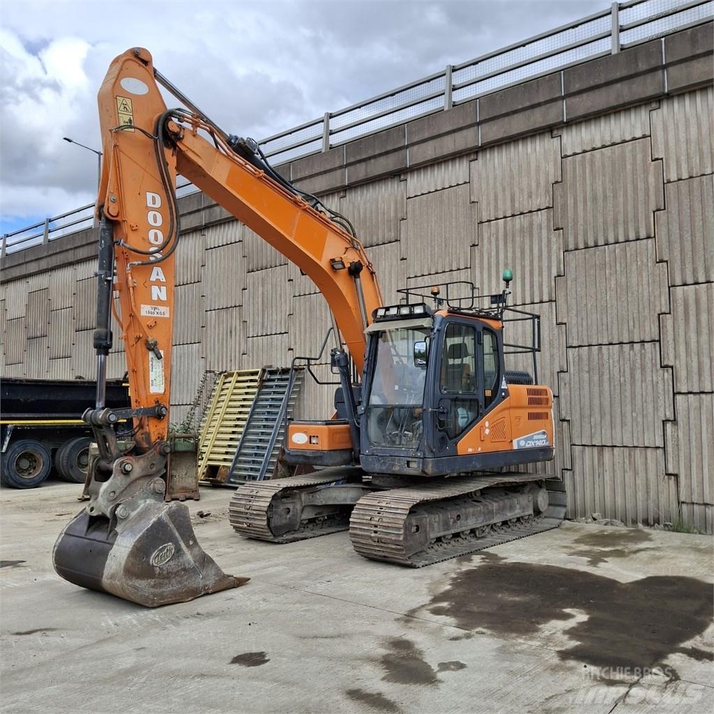 Doosan DX 140 LC Bagri goseničarji