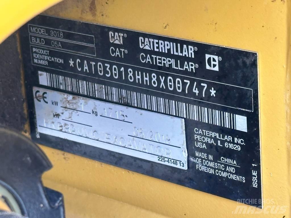 CAT 301.8 Mini bagri <7t