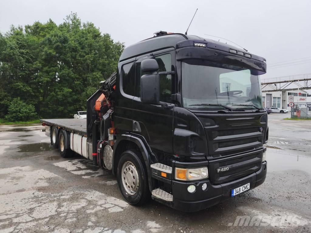 Scania P 420 Tovornjaki z žerjavom