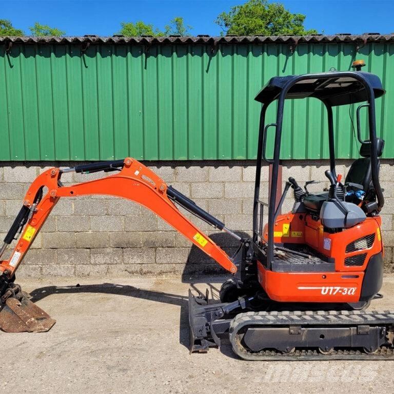 Kubota U17-3a Mini bagri <7t
