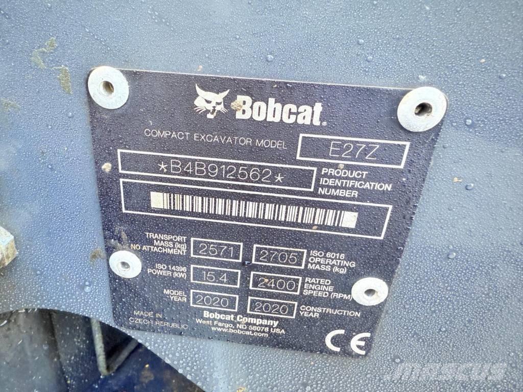 Bobcat E 27z Mini bagri <7t