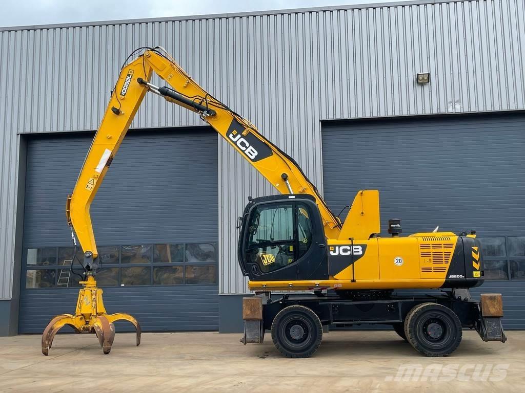 JCB JS200W Bagri za prekladanje primarnih/sekundarnih surovin