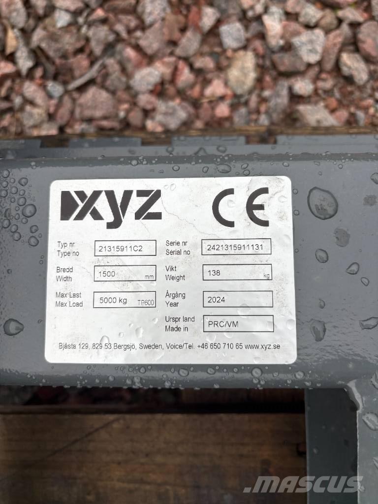 XYZ Gaffelställ BM Kolesni nakladalci