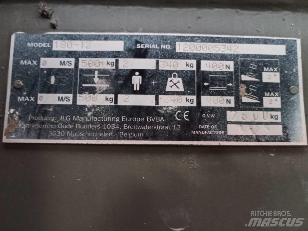 JLG SL180-12 Škarjaste dvižne ploščadi
