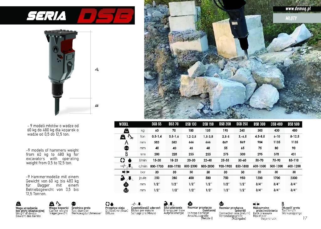  DEMOQ DSB200 Kladiva
