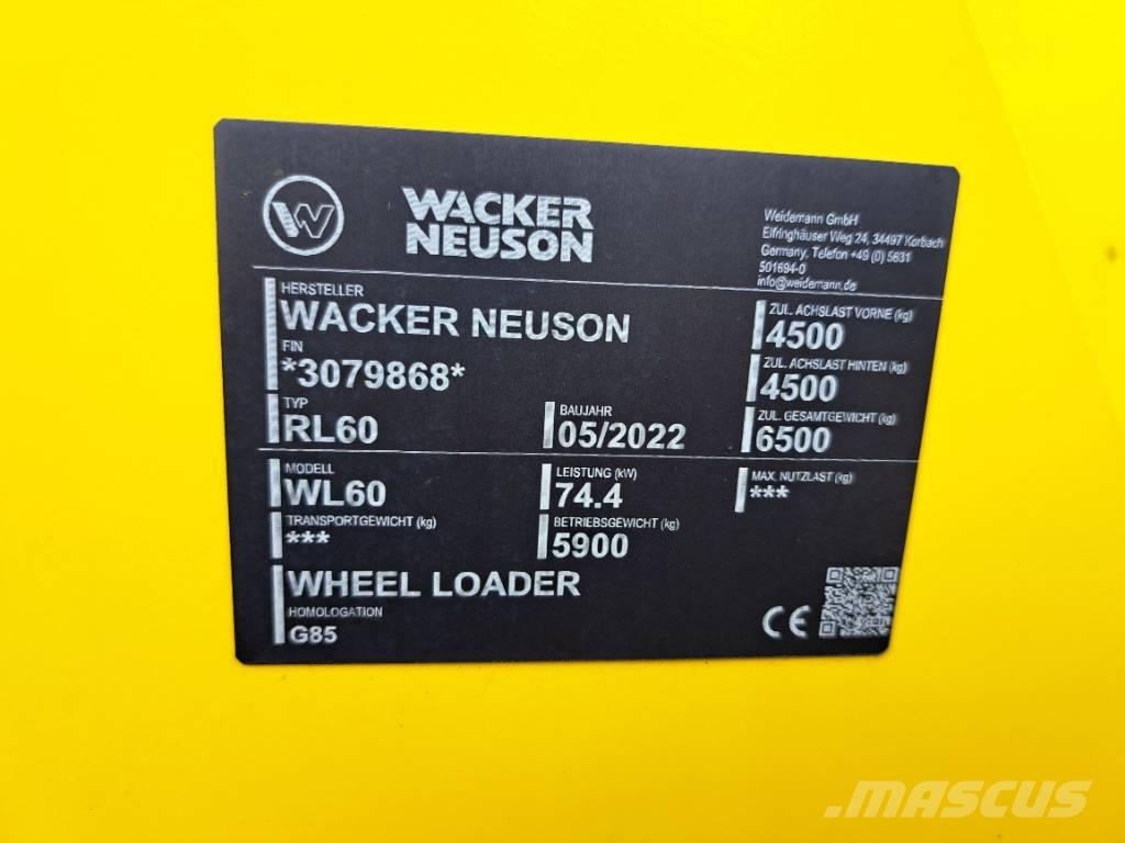 Wacker Neuson WL60 Kolesni nakladalci