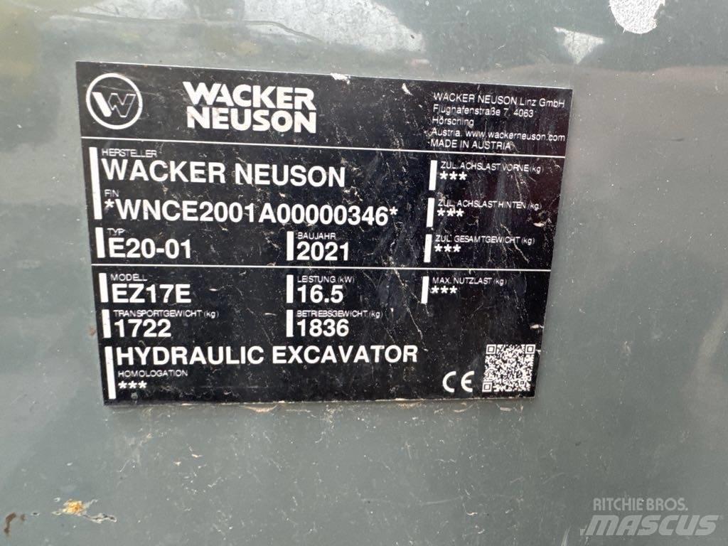 Wacker Neuson EZ17e Bagri goseničarji