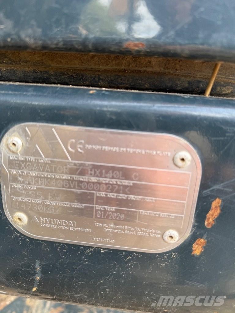 Hyundai HX 140 LC Bagri goseničarji