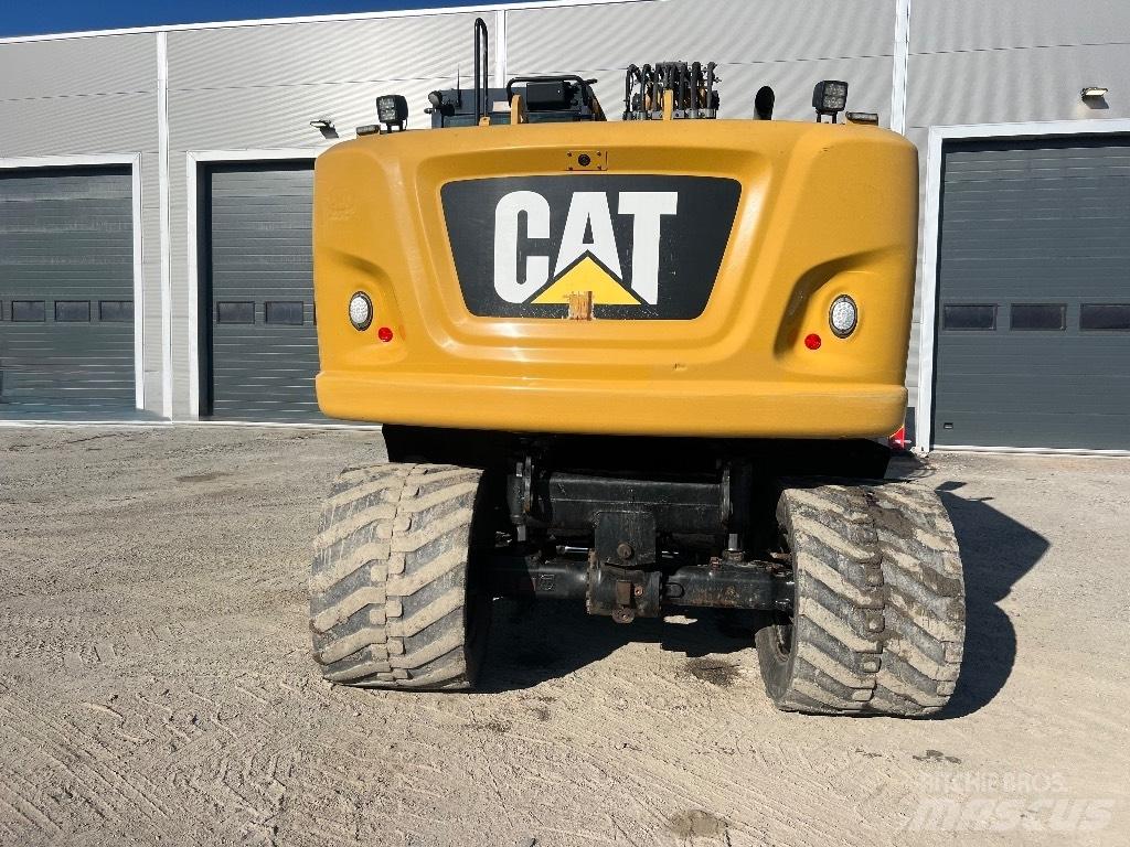CAT M314F Bagri na kolesih
